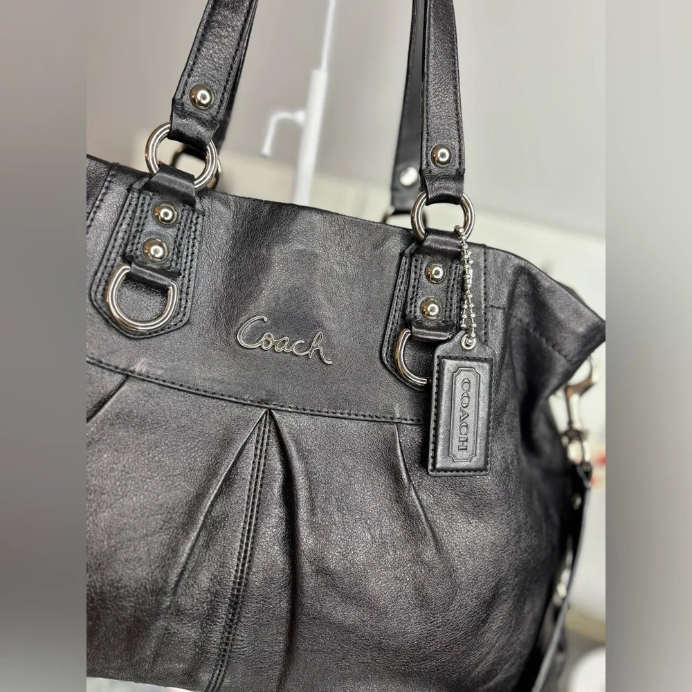 Coach 2011 Ashley leather convertible carryall satchel EUC - Picture 3 of 15